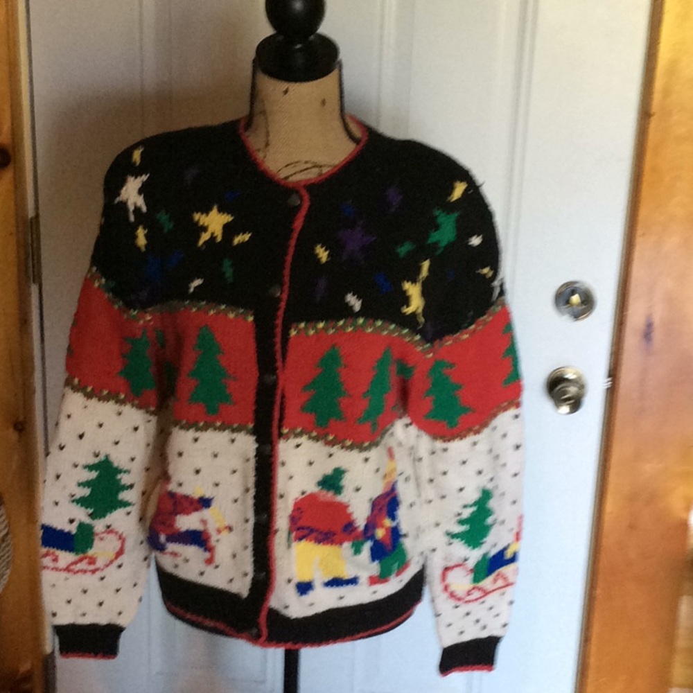 Some winter cardigan.